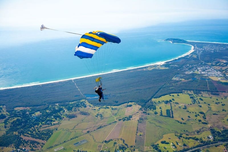Byron Bay Tandem Skydive 15,000ft (With Brisbane Transfer)