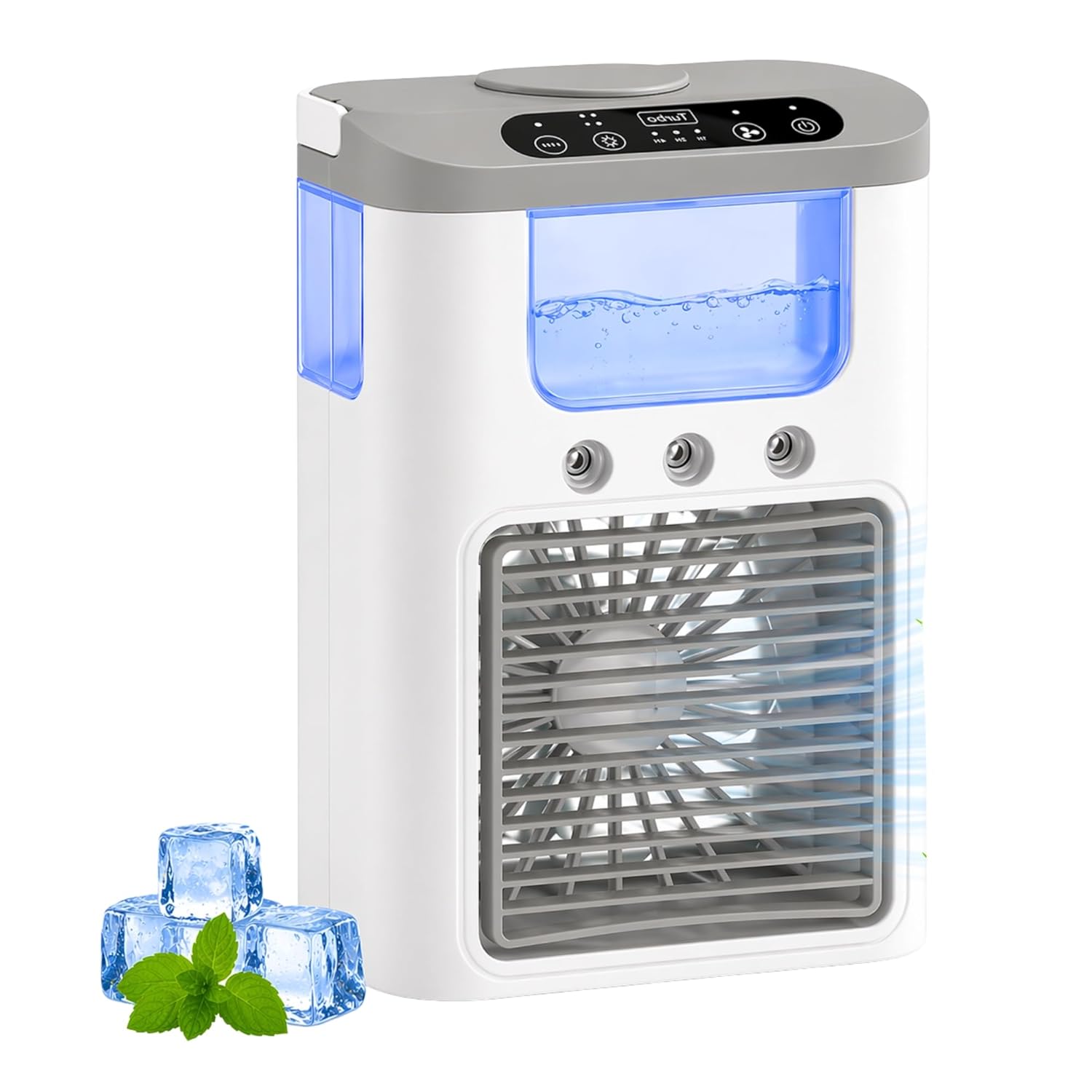 Ftohës Ajri Air Cooler Fan me LED 7 Ngjyra