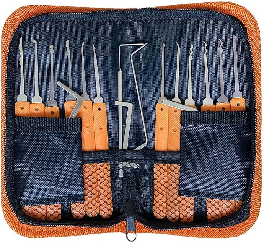 Set për hapjen e bravave 17 copë çelik inox
