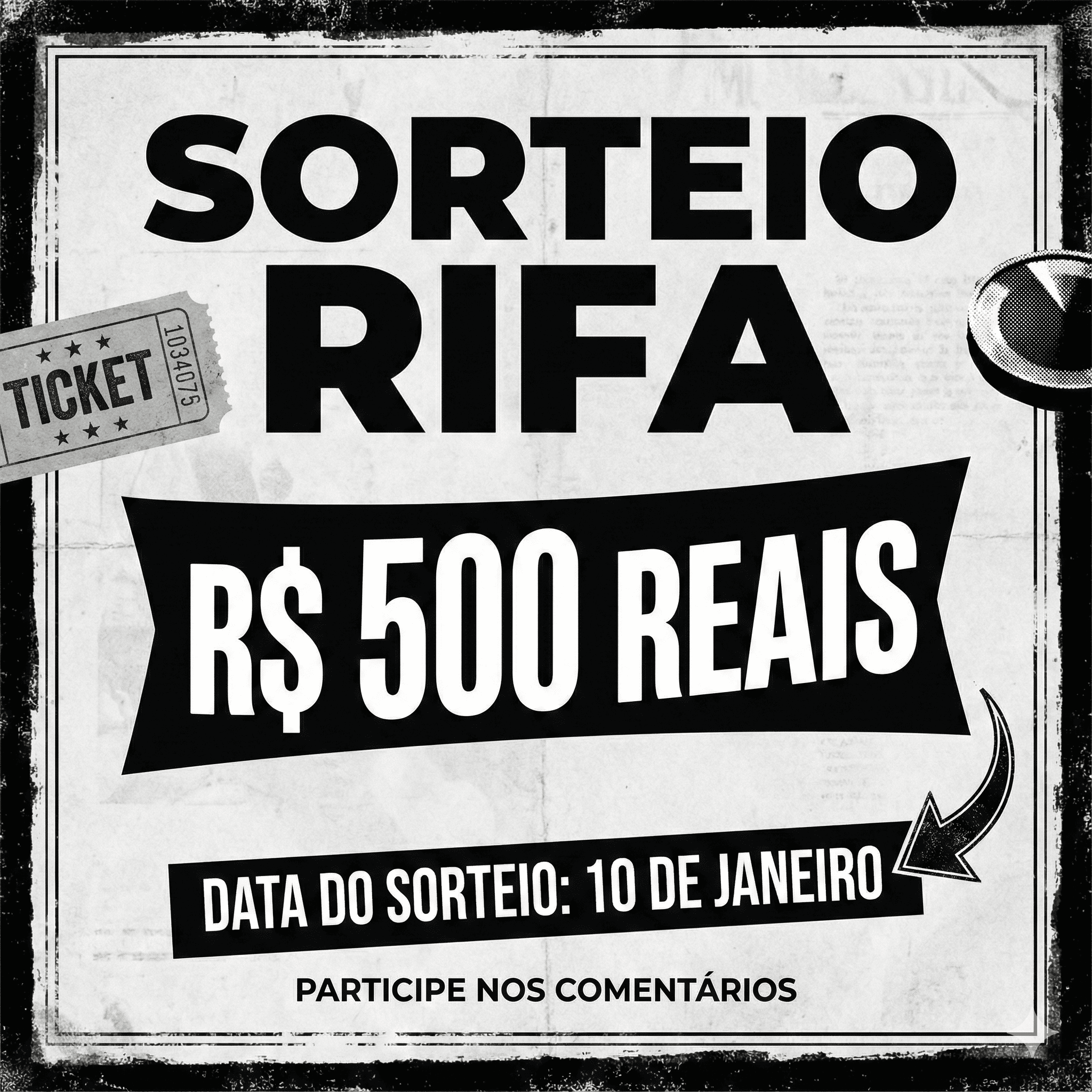 RIFA DE 500 REAIS