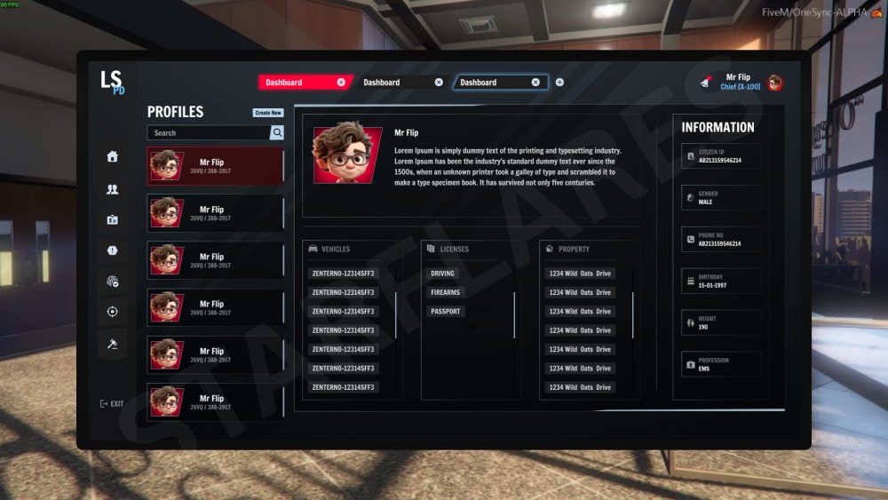 Subversion Roleplay (SVRP) - UI & UX Designs
