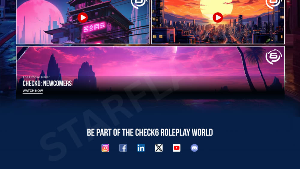 6 Check Roleplay - UI & UX Designs