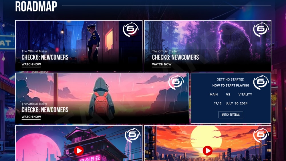 6 Check Roleplay - UI & UX Designs