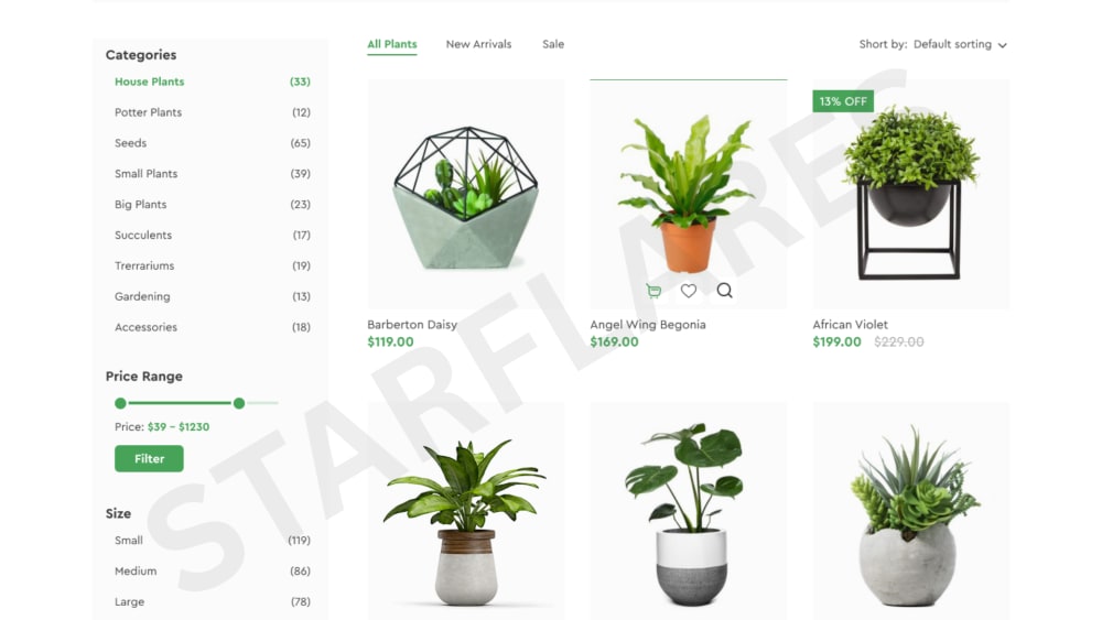 Green Shop - UI & UX Designs