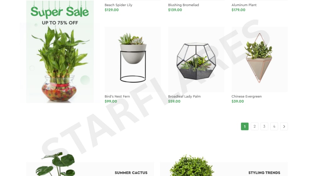 Green Shop - UI & UX Designs