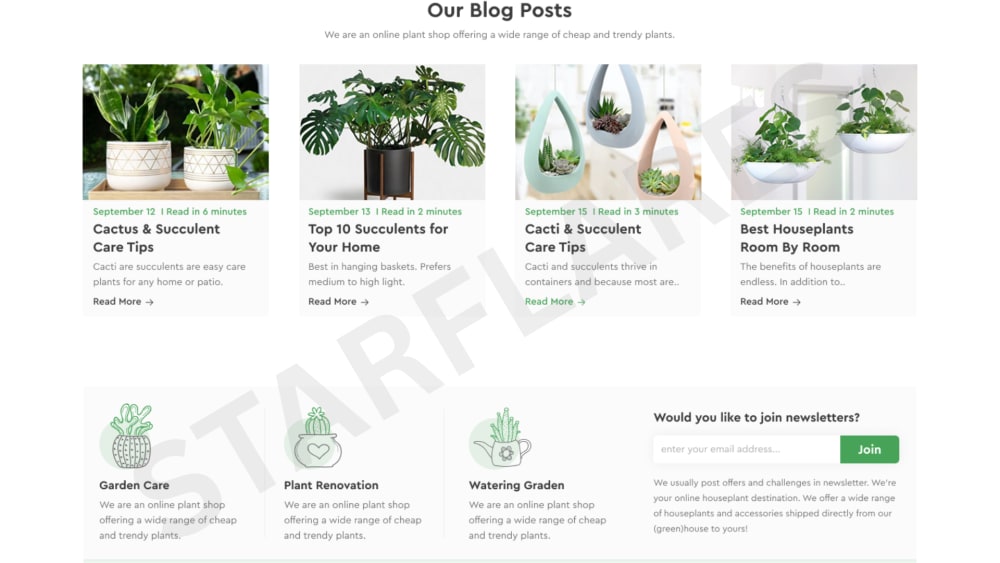 Green Shop - UI & UX Designs