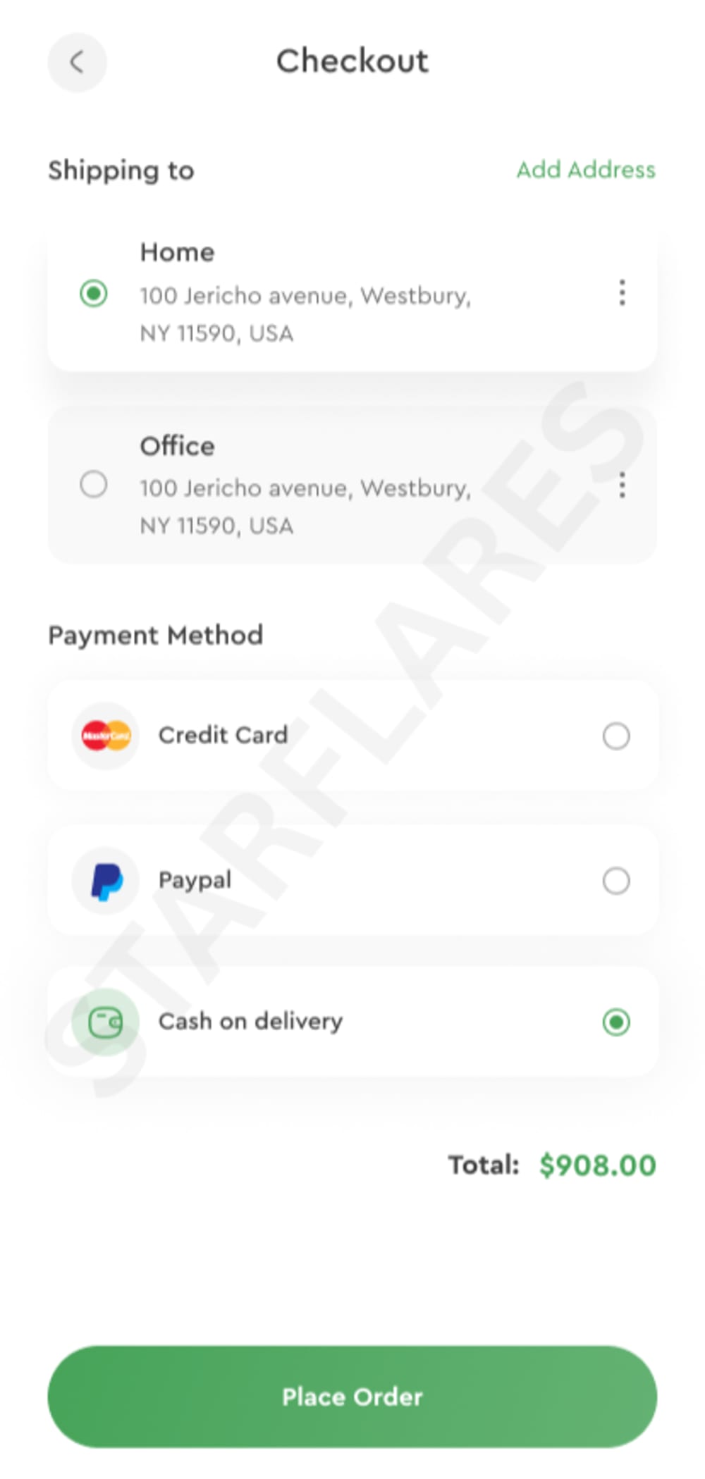 Green Shop - UI & UX Designs