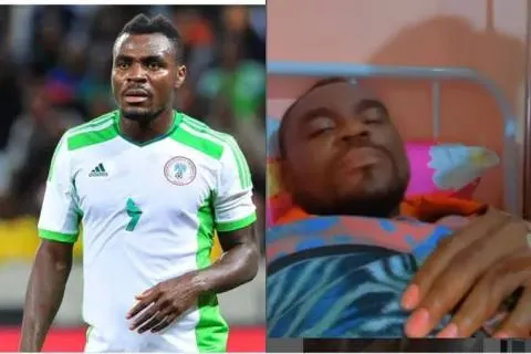 Montage Africa Magazine The Pain Is Too Much For Me Ex Super Eagles International Emmanuel Emenike Cries Out From Hospital Bed