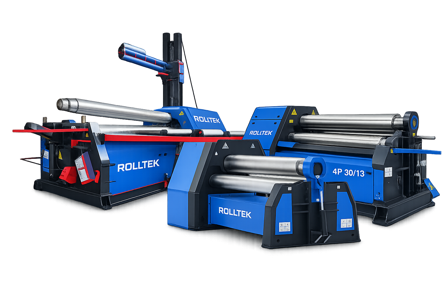 RollTek TITAN Series hydraulic 4-roll plate rolling machine