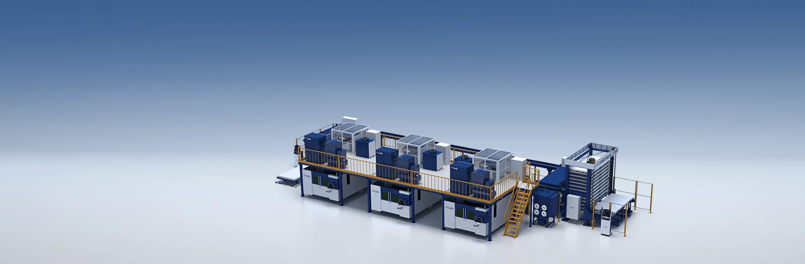 Han's Laser ALU Series fiber laser automation system