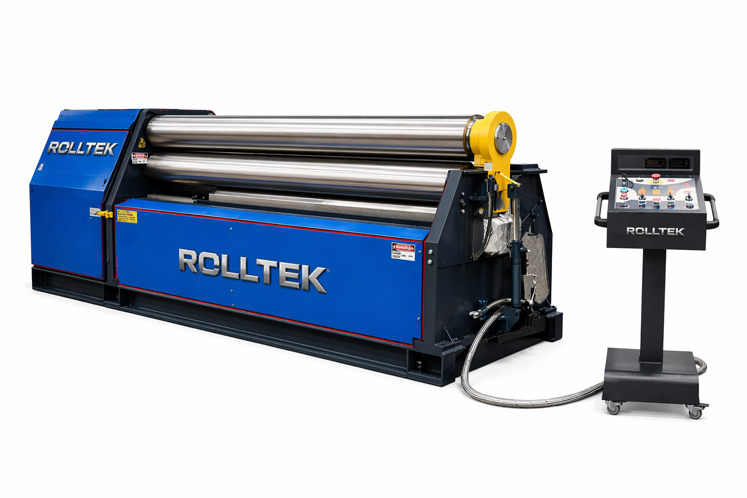 RollTek VERTEX Series 3-roll initial pinch plate rolling machine