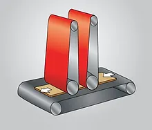 Sanding belts detail