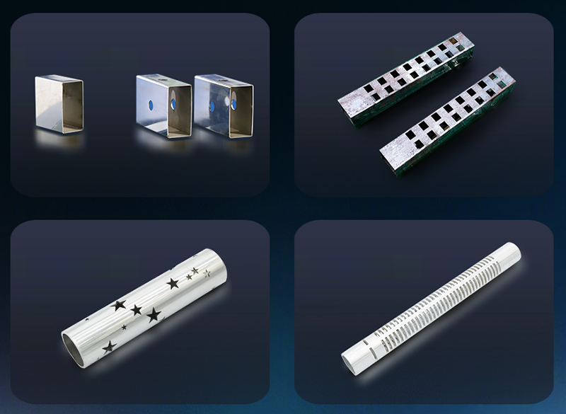 F1 fiber laser tube cutting samples