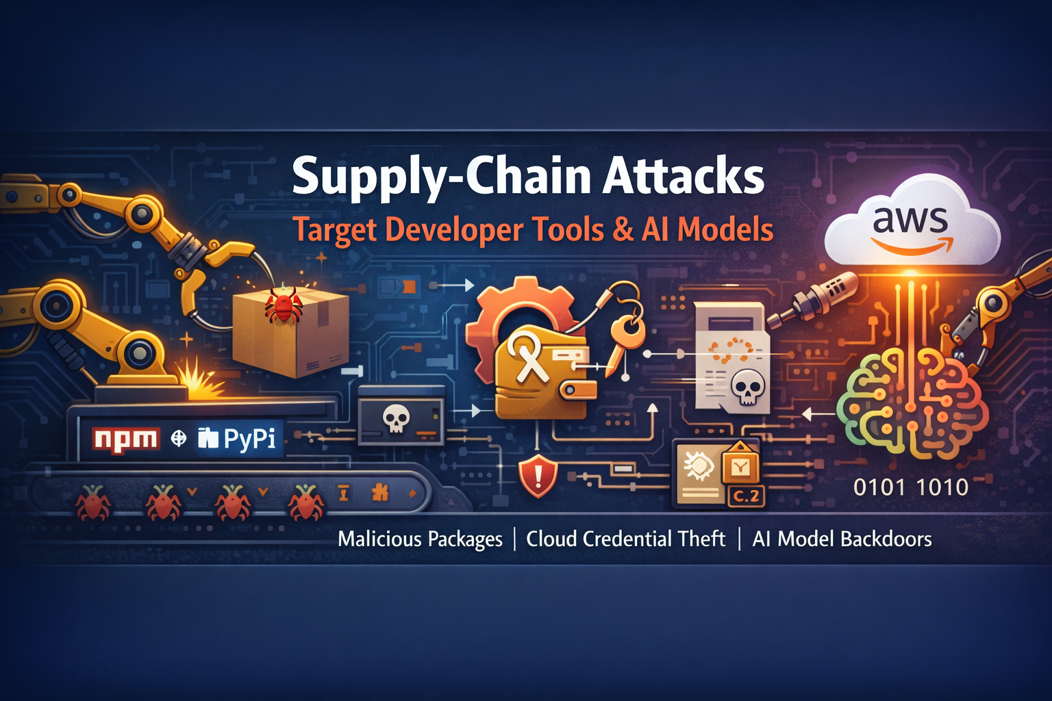 Supply-Chain Attacks Target Developer Tools and AI Models | Secured Intel