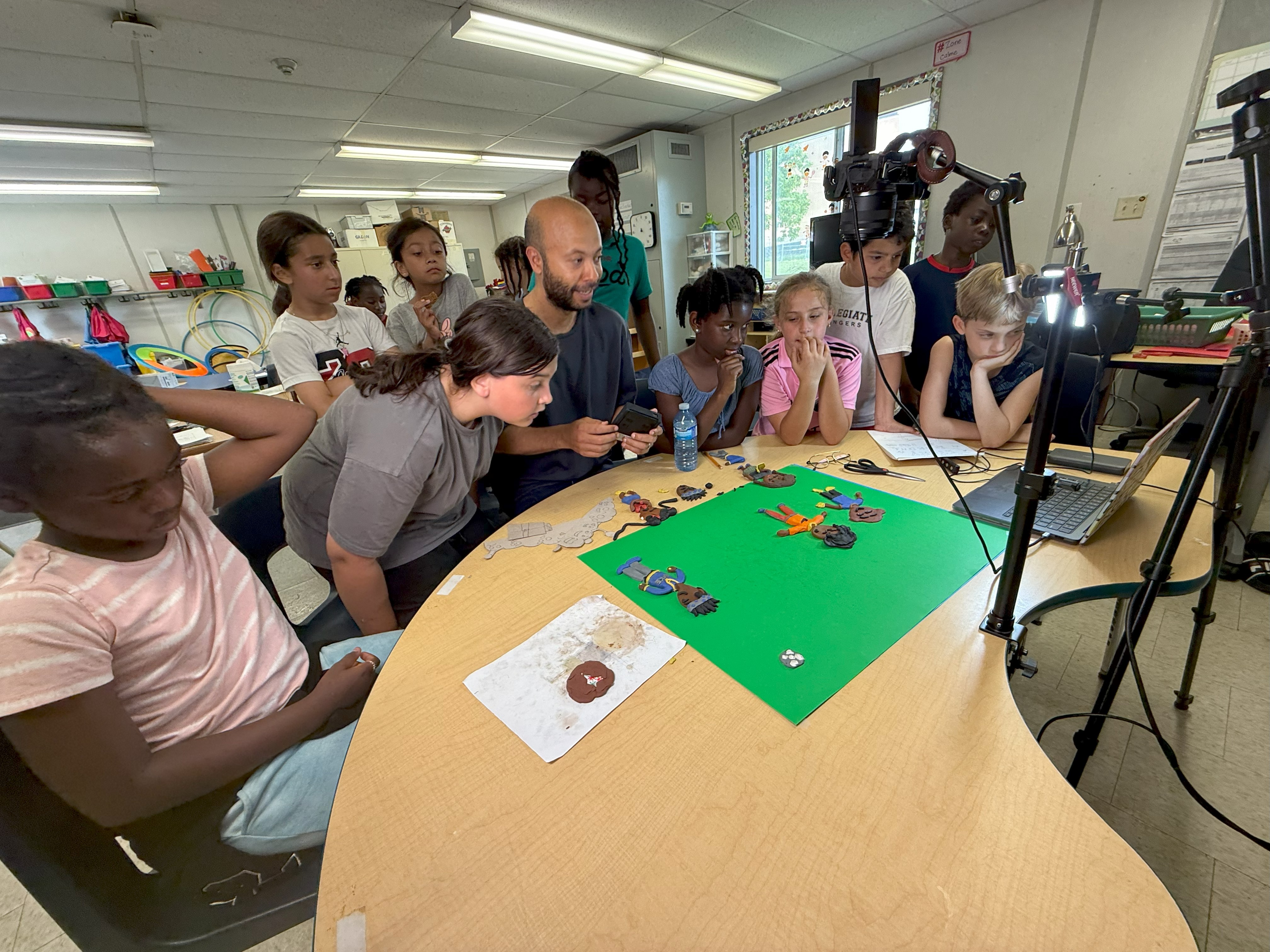 Travail d'équipe sur l'animation