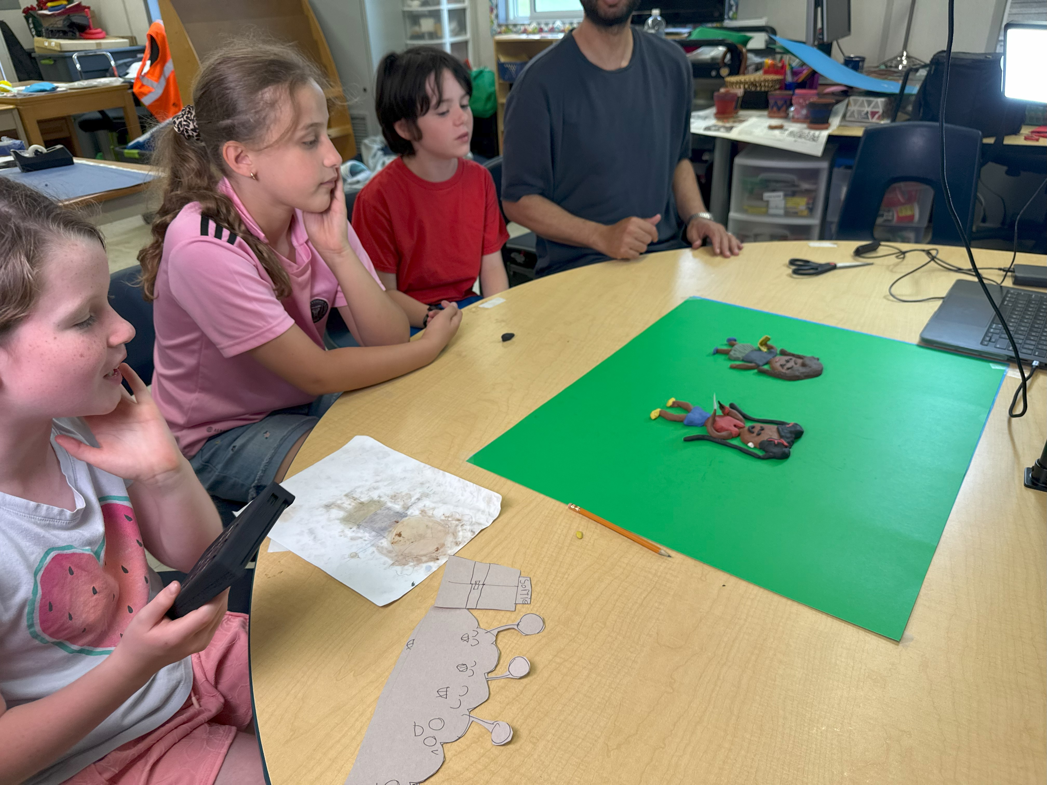 Prise de photos pour l'animation