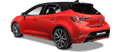 Toyota Corolla leasen - rear angle - DirectLease