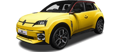 Renault 5 BEV 40kWh 95 pk FIVE urban range leasen - front angle - DirectLease
