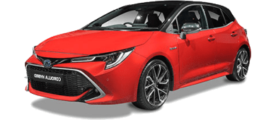 Toyota Corolla Hatchback Hybrid 140 Active leasing - front angle - DirectLease
