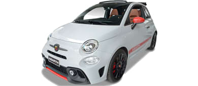 Abarth 500e cabrio 42-kWh 114kw Turismo Cabrio leasen - front angle - DirectLease