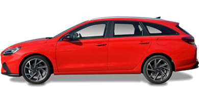 Hyundai i30 Wagon leasing - side angle - DirectLease