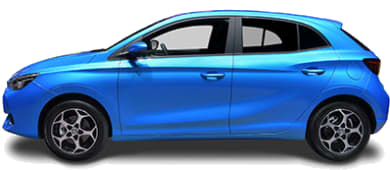 MG MG3 leasen - side angle - DirectLease