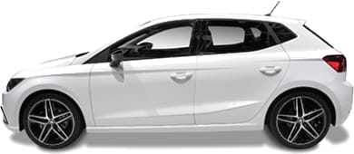 SEAT Ibiza leasing - side angle - DirectLease