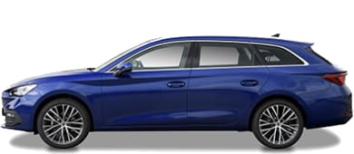 SEAT Leon Break leasing - side angle - DirectLease