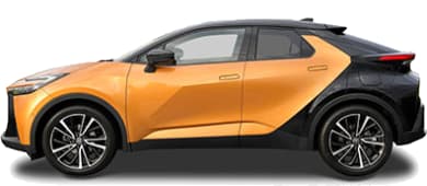Toyota C-HR leasing - side angle - DirectLease