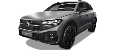 Volkswagen Touareg 3.0 V6 eHybrid 250kW 4WD Auto R Final Ed leasen - front angle - DirectLease