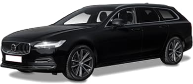 Volvo V90 T6 PHEV Ultra Dark Aut. leasing - front angle - DirectLease
