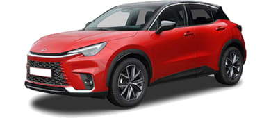 Lexus LBX 1.5 FWD Elegant Black Edition leasing - front angle - DirectLease