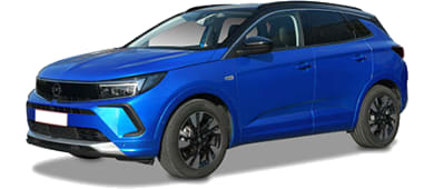 Opel Grandland Hybrid 107 kW GS eDCT (Auslauf) Leasing - front angle - DirectLease