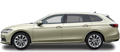 ŠKODA Superb Combi leasing - side angle - DirectLease