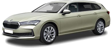 ŠKODA Superb Combi leasing - front angle - DirectLease
