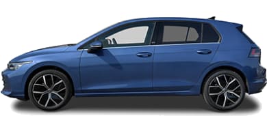 Volkswagen Golf Leasing - side angle - DirectLease