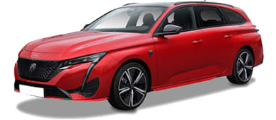 Peugeot 308 SW Business Hybrid 145 e-DCS6 leasen - front angle - DirectLease