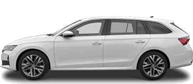 Škoda Octavia Combi leasing - side angle - DirectLease