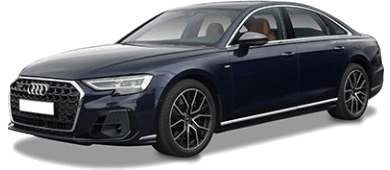 Audi A8 50 TDi quattro LWB leasen - front angle - DirectLease