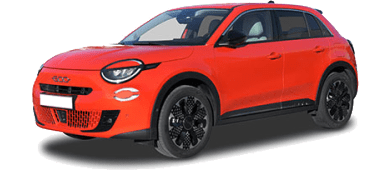 Fiat 600 1.2 Hybrid 110cv DCT La Prima leasen - front angle - DirectLease