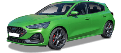 Ford Focus 1.0i EcoBoost MHEV 92kW Active leasen - front angle - DirectLease