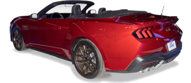 Ford Mustang Convertible leasen - rear angle - DirectLease