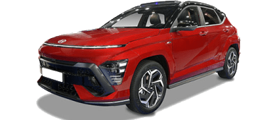 Hyundai Kona Electric Feel 65kWh leasen - front angle - DirectLease
