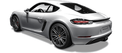Porsche 718 Cayman leasen - rear angle - DirectLease