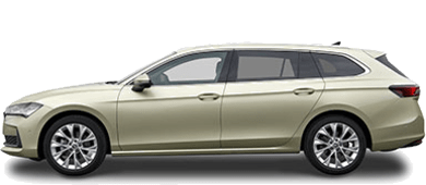 Skoda Superb Combi leasen - side angle - DirectLease