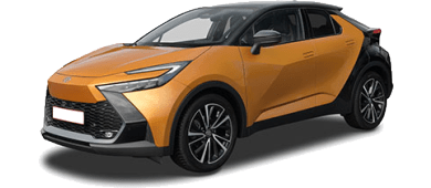 Toyota C-HR 1.8 Hybrid Prestige Bi-Tone E-CVT (uitlopend) leasen - front angle - DirectLease