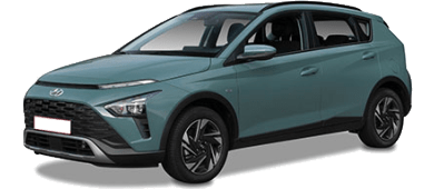 Hyundai Bayon 1.0 T-GDI 90pk Premium leasen - front angle - DirectLease