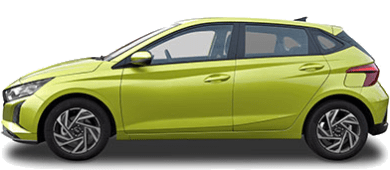 Hyundai i20 leasing - side angle - DirectLease