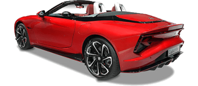 MG Cyberster leasing - rear angle - DirectLease