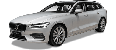 Volvo V60 T6 AWD Plug-in Hybrid Ultra - Bright leasen - front angle - DirectLease
